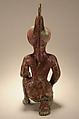 Kneeling Warrior, Bronze, China or Central Asia
